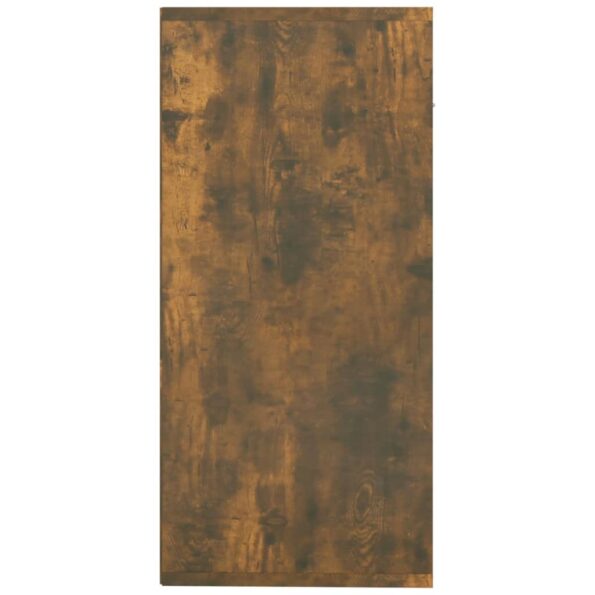 vidaXL Komoda dymový dub 88x30x65 cm spracované drevo – Obrázok 5