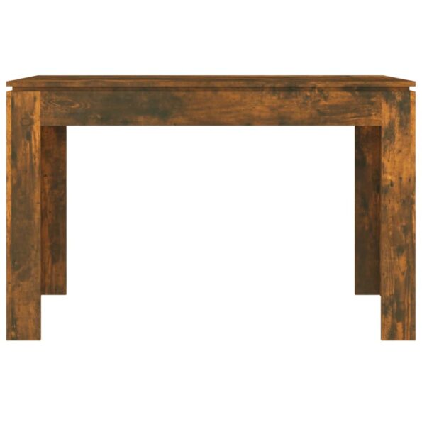 vidaXL Jedálenský stôl dymový dub 120x60x76 cm kompozitné drevo – Obrázok 4
