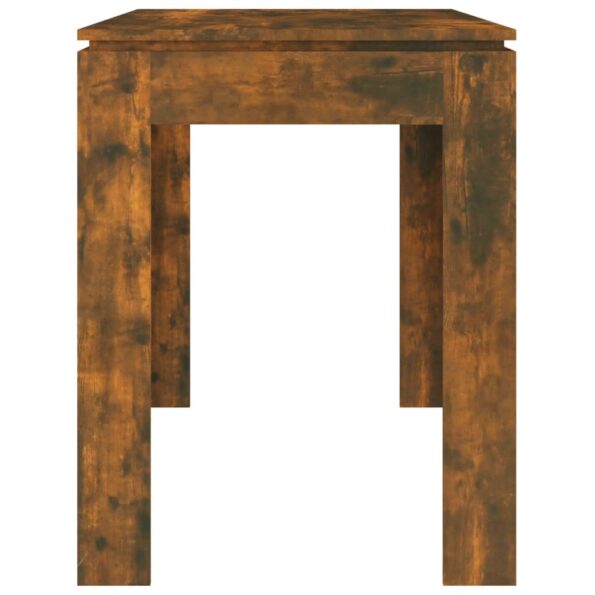 vidaXL Jedálenský stôl dymový dub 120x60x76 cm kompozitné drevo – Obrázok 5