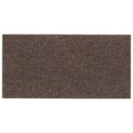 vidaXL Nástenné panely 12 ks sivohnedé 30x15 cm látkové 0,54 m² – Obrázok 3