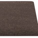 vidaXL Nástenné panely 12 ks sivohnedé 30x15 cm látkové 0,54 m² – Obrázok 5