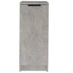vidaXL Botník betónovo sivý 30x35x70 cm spracované drevo – Obrázok 5