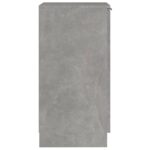 vidaXL Botník betónovo sivý 30x35x70 cm spracované drevo – Obrázok 7
