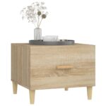 vidaXL Konferenčné stolíky 2 ks dub sonoma 50x50x40cm kompozitné drevo – Obrázok 5