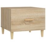 vidaXL Konferenčné stolíky 2 ks dub sonoma 50x50x40cm kompozitné drevo – Obrázok 8