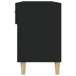 vidaXL Botník čierny 102x35x55 cm spracované drevo – Obrázok 8