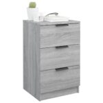 vidaXL Nočné stolíky 2 ks sivý dub sonoma 40x36x65 cm – Obrázok 4