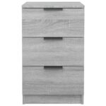 vidaXL Nočné stolíky 2 ks sivý dub sonoma 40x36x65 cm – Obrázok 7