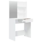 vidaXL Sada toaletného stolíka biela 74,5x40x141 cm – Obrázok 5