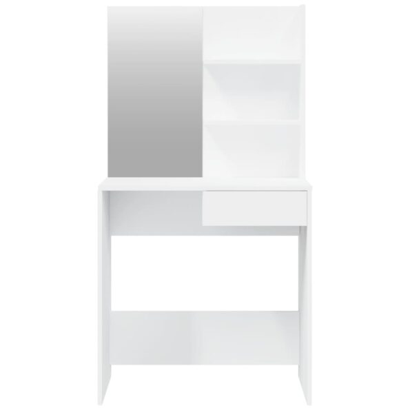 vidaXL Sada toaletného stolíka biela 74,5x40x141 cm – Obrázok 6