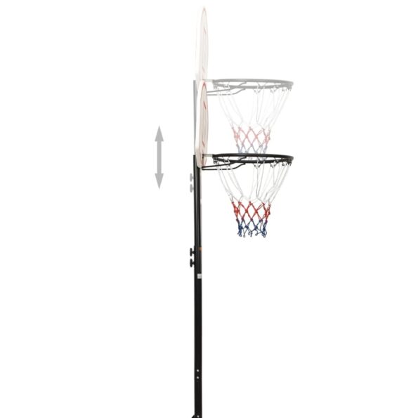 vidaXL Basketbalový stojan biely 216-250 cm polyetén – Obrázok 8