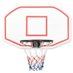 vidaXL Basketbalová doska biela 109x71x3 cm polyetén – Obrázok 2