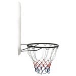 vidaXL Basketbalová doska biela 109x71x3 cm polyetén – Obrázok 3