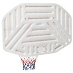 vidaXL Basketbalová doska biela 109x71x3 cm polyetén – Obrázok 4