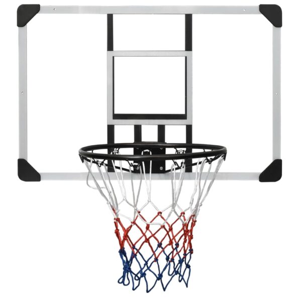 vidaXL Basketbalová doska priehľadná 90x60x2,5 cm polykarbonát – Obrázok 3