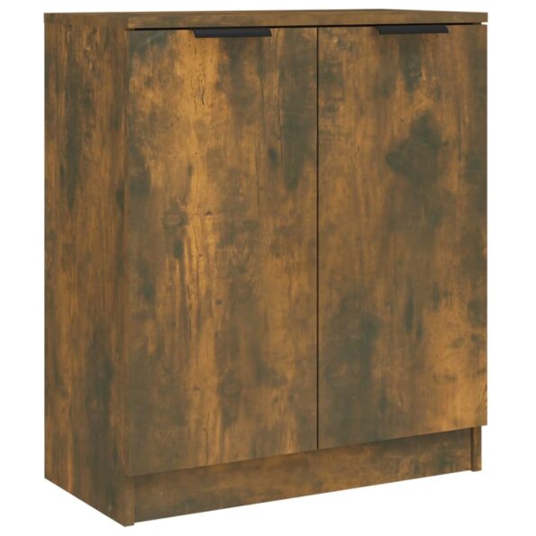 vidaXL Komody 2 ks dymový dub 60x30x70 cm spracované drevo – Obrázok 3
