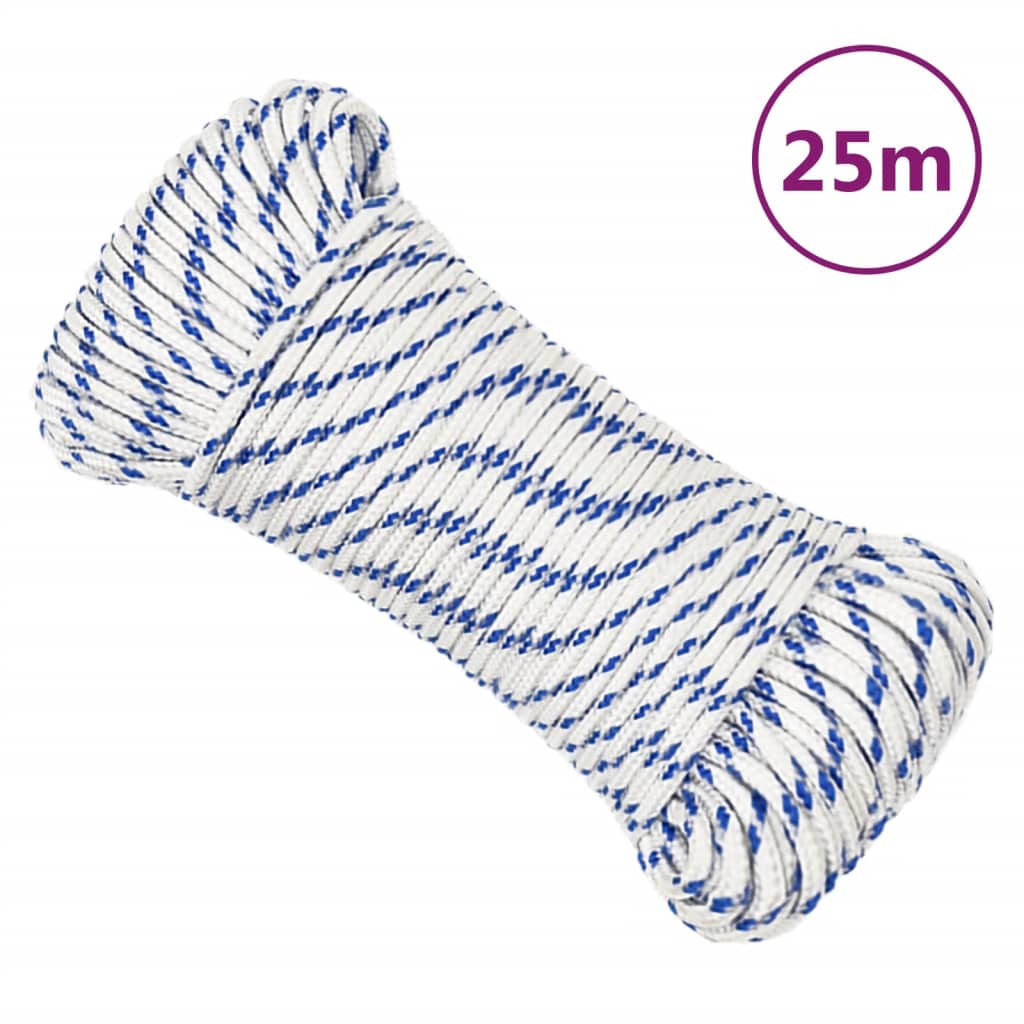 VXL8720287125488_a_en_hd_1.jpg vidaXL Lodné lano biele 3 mm 25 m polypropylén – Obrázok 1