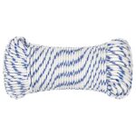 vidaXL Lodné lano biele 3 mm 25 m polypropylén – Obrázok 3