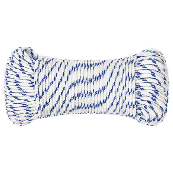 vidaXL Lodné lano biele 3 mm 25 m polypropylén – Obrázok 3