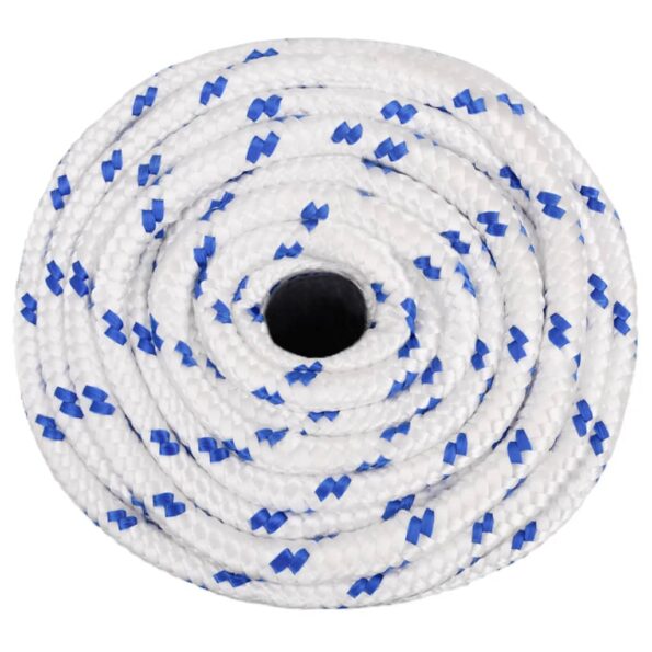 vidaXL Lodné lano biele 18 mm 100 m polypropylén – Obrázok 3