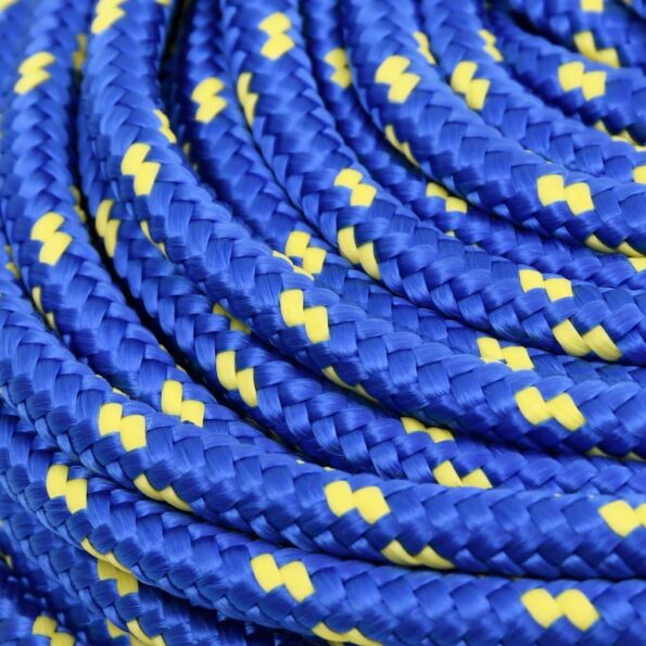 vidaXL Lodné lano modré 6 mm 25 m polypropylén – Obrázok 4
