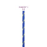 vidaXL Lodné lano modré 6 mm 25 m polypropylén – Obrázok 6