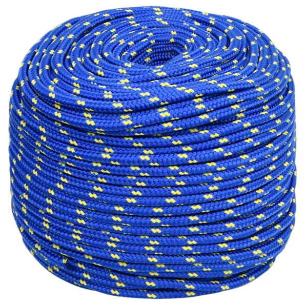 vidaXL Lodné lano modré 10 mm 500 m polypropylén – Obrázok 2