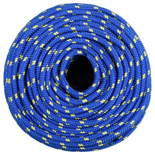 vidaXL Lodné lano modré 10 mm 500 m polypropylén – Obrázok 3