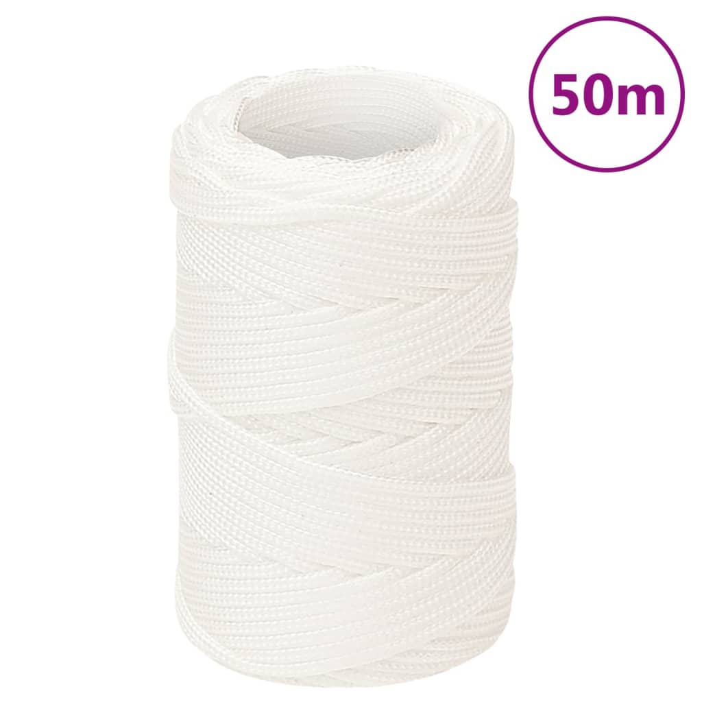 VXL8720287128090_a_en_hd_1.jpg vidaXL Lodné lano biele 2 mm 50 m polypropylén – Obrázok 1