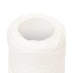 vidaXL Lodné lano biele 2 mm 50 m polypropylén – Obrázok 4