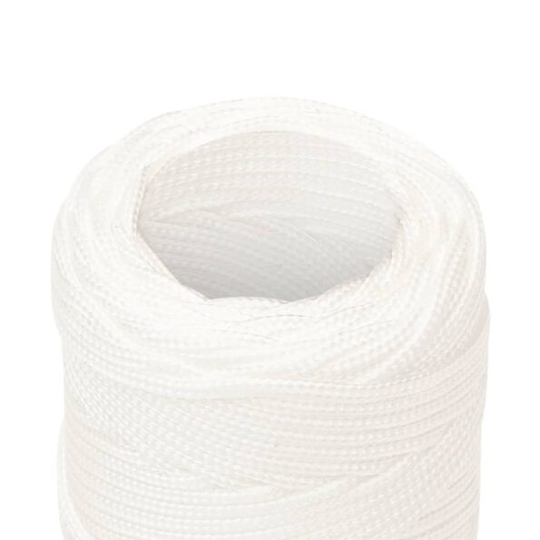 vidaXL Lodné lano biele 2 mm 50 m polypropylén – Obrázok 4