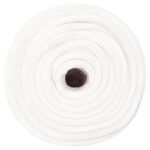 vidaXL Lodné lano biele 12 mm 250 m polypropylén – Obrázok 3