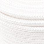 vidaXL Lodné lano biele 12 mm 250 m polypropylén – Obrázok 4