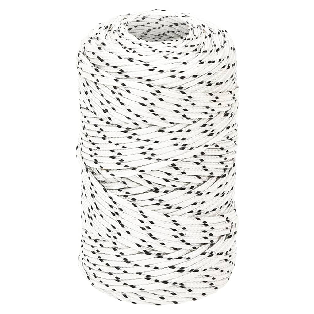 VXL8720287130246_a_en_hd_1.jpg vidaXL Pletené lodné lano biele 2 mm x 500 m polyester – Obrázok 1