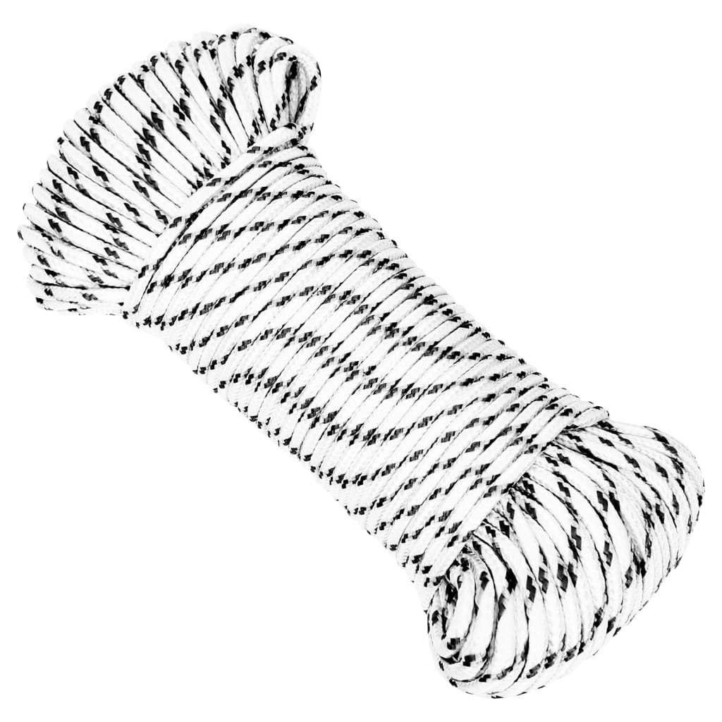 VXL8720287130376_a_en_hd_1.jpg vidaXL Pletené lodné lano biele 5 mm x 100 m polyester – Obrázok 1