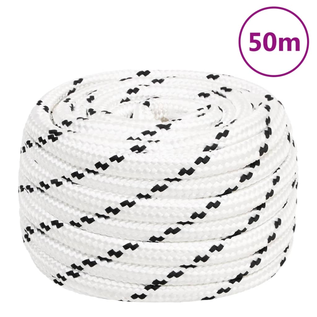 VXL8720287130666_a_en_hd_1.jpg vidaXL Pracovné lano biele 18 mm 50 m polyester – Obrázok 1