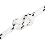 vidaXL Pracovné lano biele 18 mm 50 m polyester – Obrázok 5