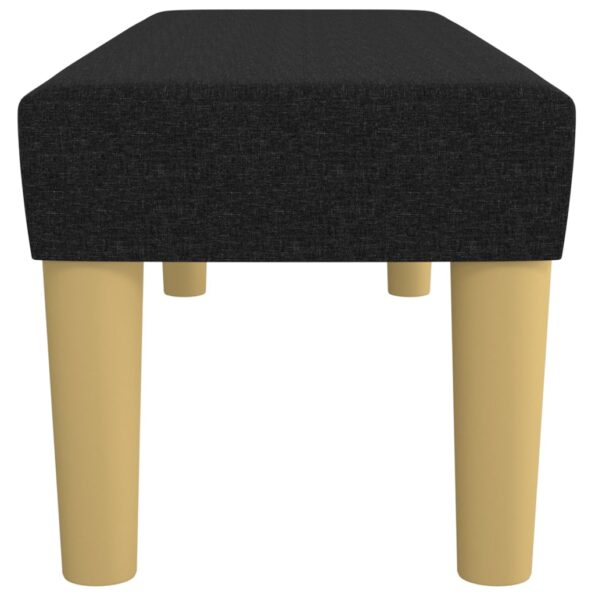 vidaXL Lavička čierna 100x30x30 cm látka – Obrázok 4