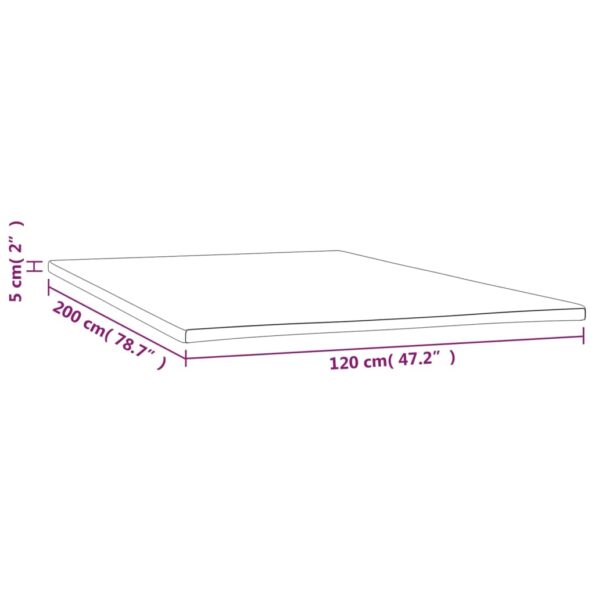 vidaXL Poťah na matrac 120x200x5 cm – Obrázok 7