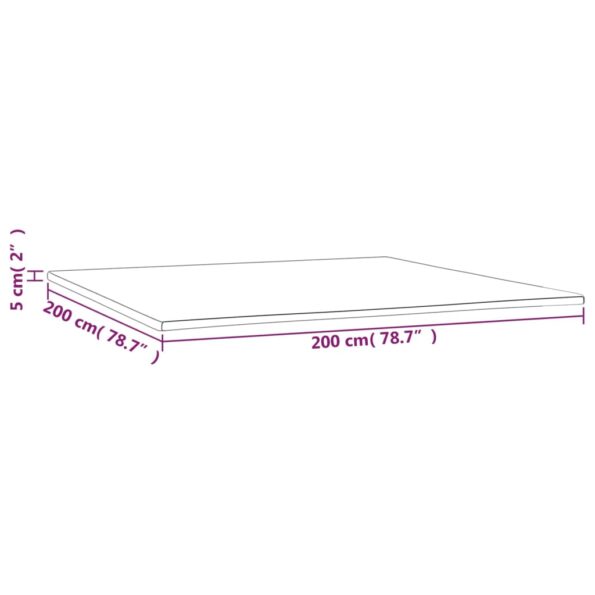 vidaXL Poťah na matrac 200x200x5 cm – Obrázok 7