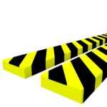 vidaXL Chrániče hrán 2 ks žlto-čierne 6x2x101,5 cm PU – Obrázok 4