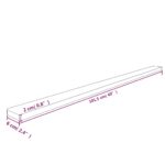 vidaXL Chrániče hrán 2 ks žlto-čierne 6x2x101,5 cm PU – Obrázok 6