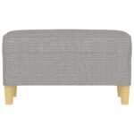 vidaXL Lavica bledosivá 70x35x41 cm látka – Obrázok 3