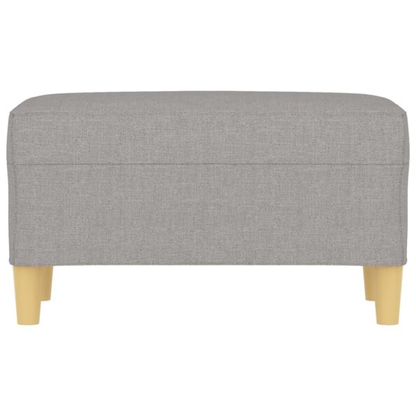 vidaXL Lavica bledosivá 70x35x41 cm látka – Obrázok 3
