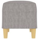 vidaXL Lavica bledosivá 70x35x41 cm látka – Obrázok 4