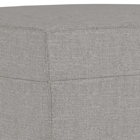 vidaXL Lavica bledosivá 70x35x41 cm látka – Obrázok 5