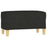 vidaXL Lavica čierna 70x35x41 cm látka – Obrázok 2