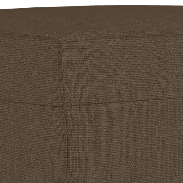 vidaXL Lavička hnedá 100x35x41 cm látka – Obrázok 5
