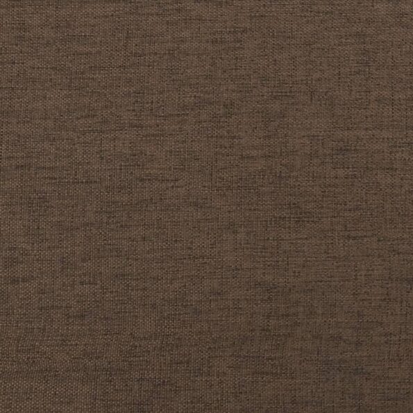 vidaXL Lavička hnedá 100x35x41 cm látka – Obrázok 6