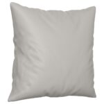 vidaXL Dekoratívne vankúše 2 ks bledosivé 40x40 cm mikrovláknová látka – Obrázok 3